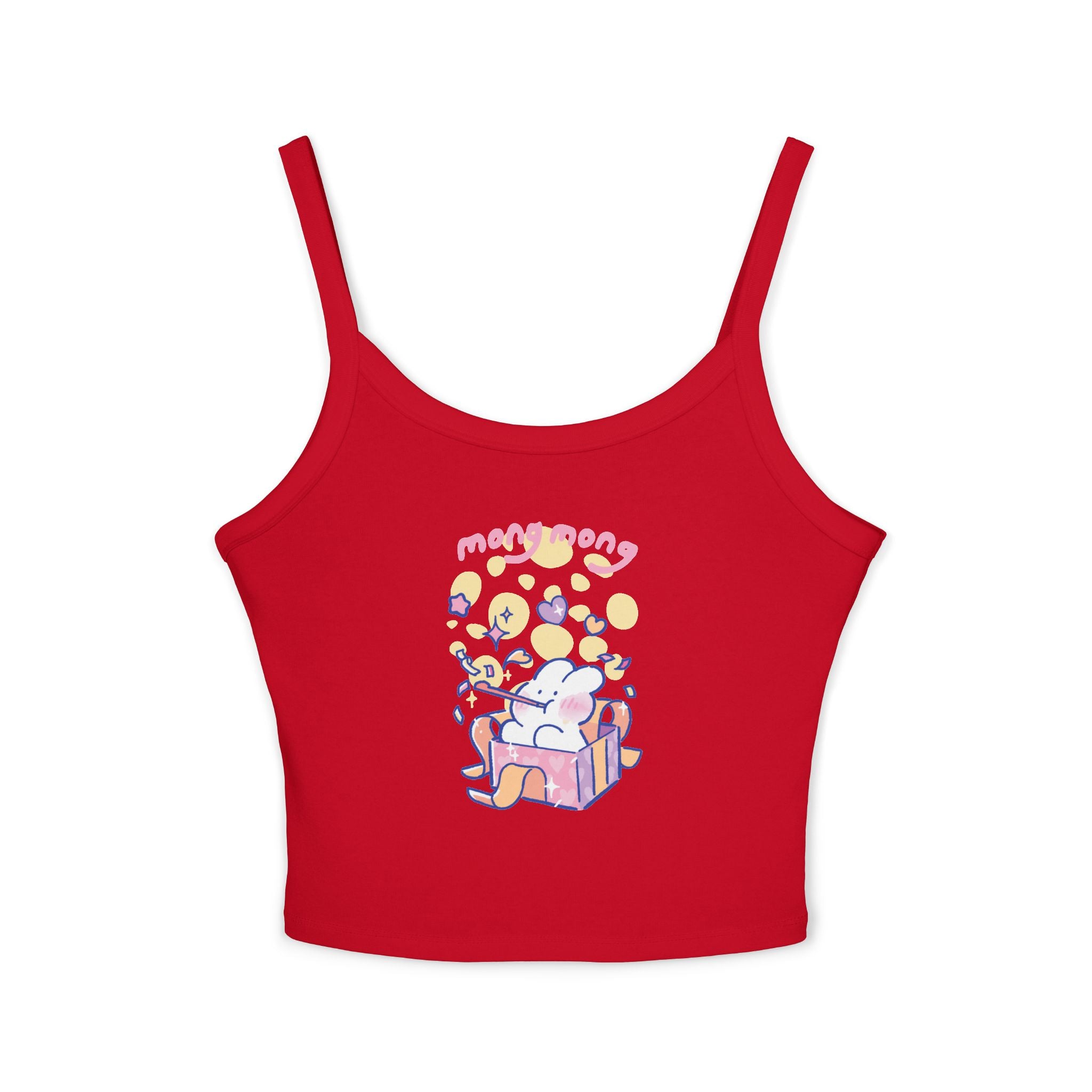 Lovely Mong Mong Spaghetti Strap Tank Top